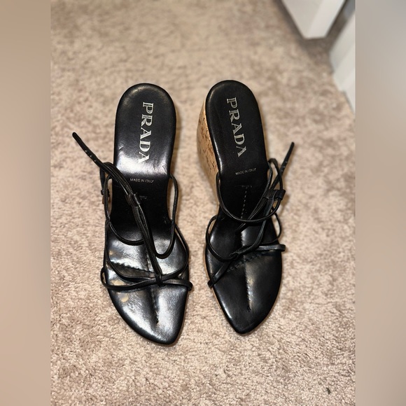 Prada Cork Wedges - Picture 4 of 10